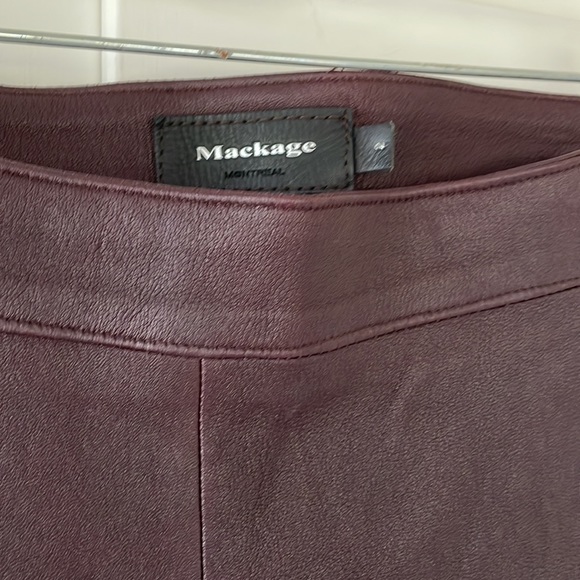 NWT Mackage Lamb Skin Legging size 2 - Picture 3 of 6